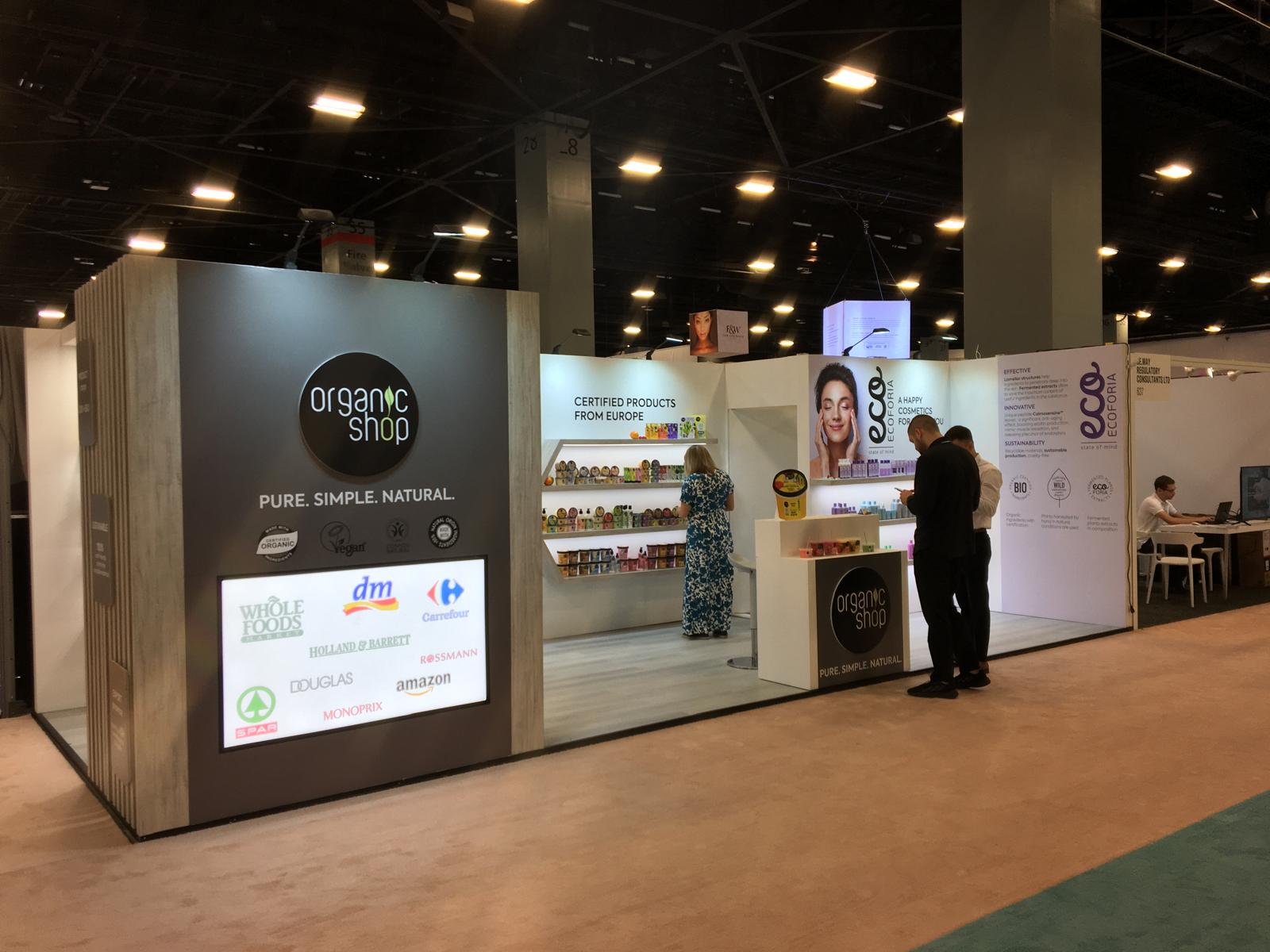 Organic Shop exhibition stand